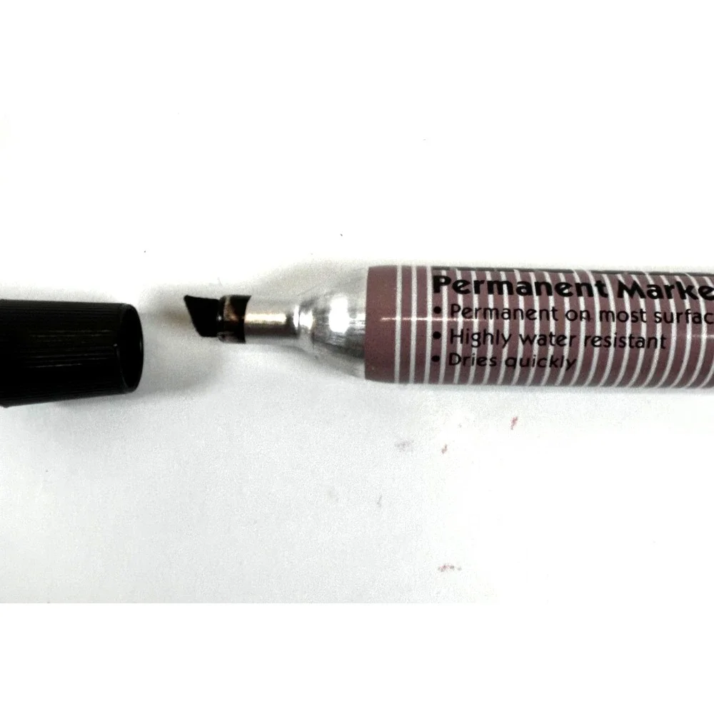 One Vintage Sanford King Size Permanent Marker Smelly #15000 Black Ink NOS WORKS